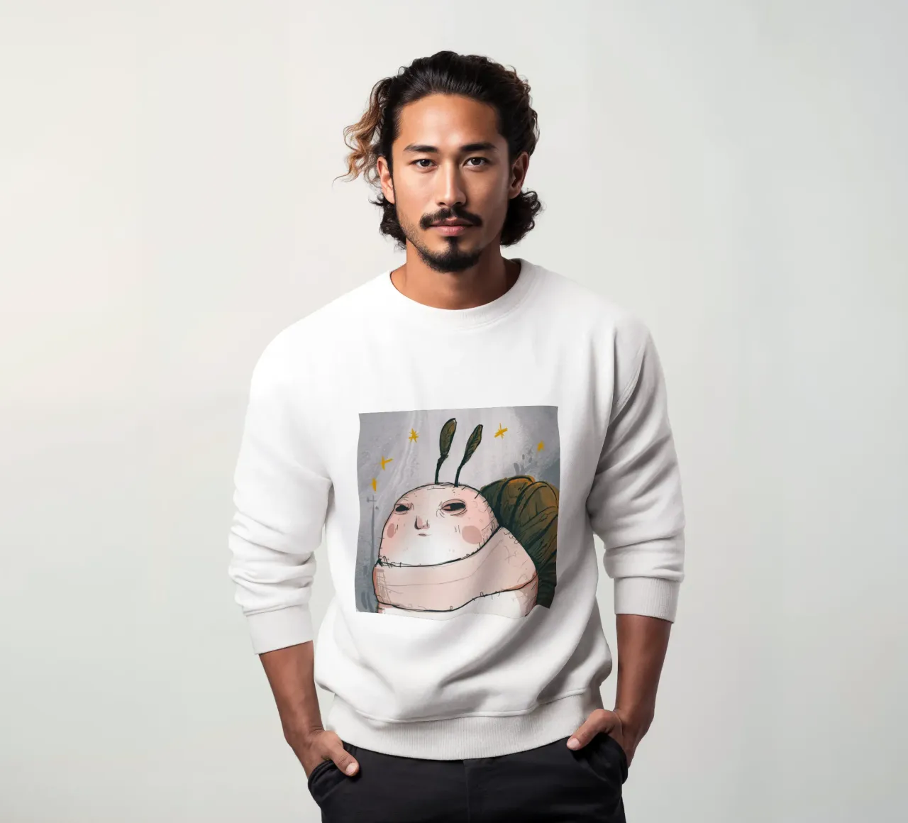 Grumpy Cloud Thoughts sweatshirt by Timeless Huse