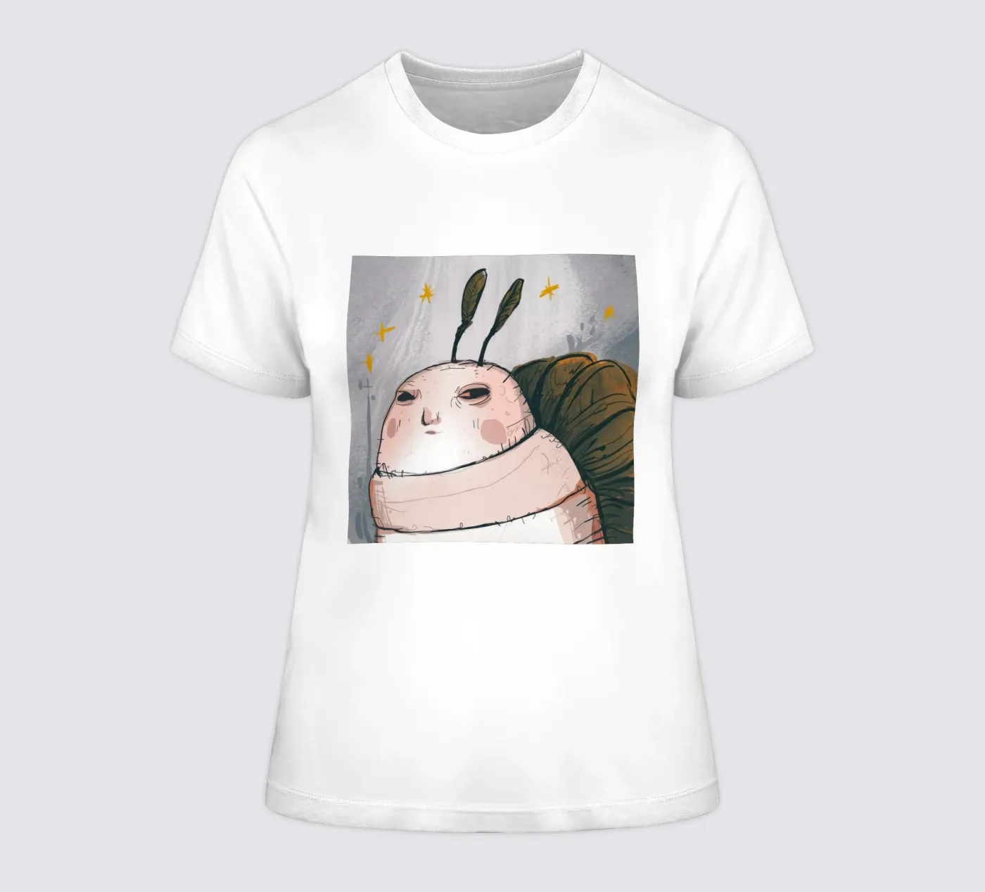 Pensées grincheuses sur les nuages t-shirt ajusté pour femmes de Timeless Huse