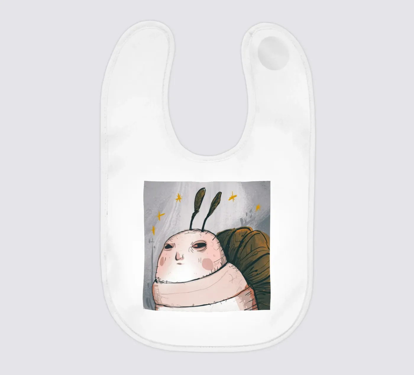 Grumpy Cloud Thoughts baby slabbetje van Timeless Huse