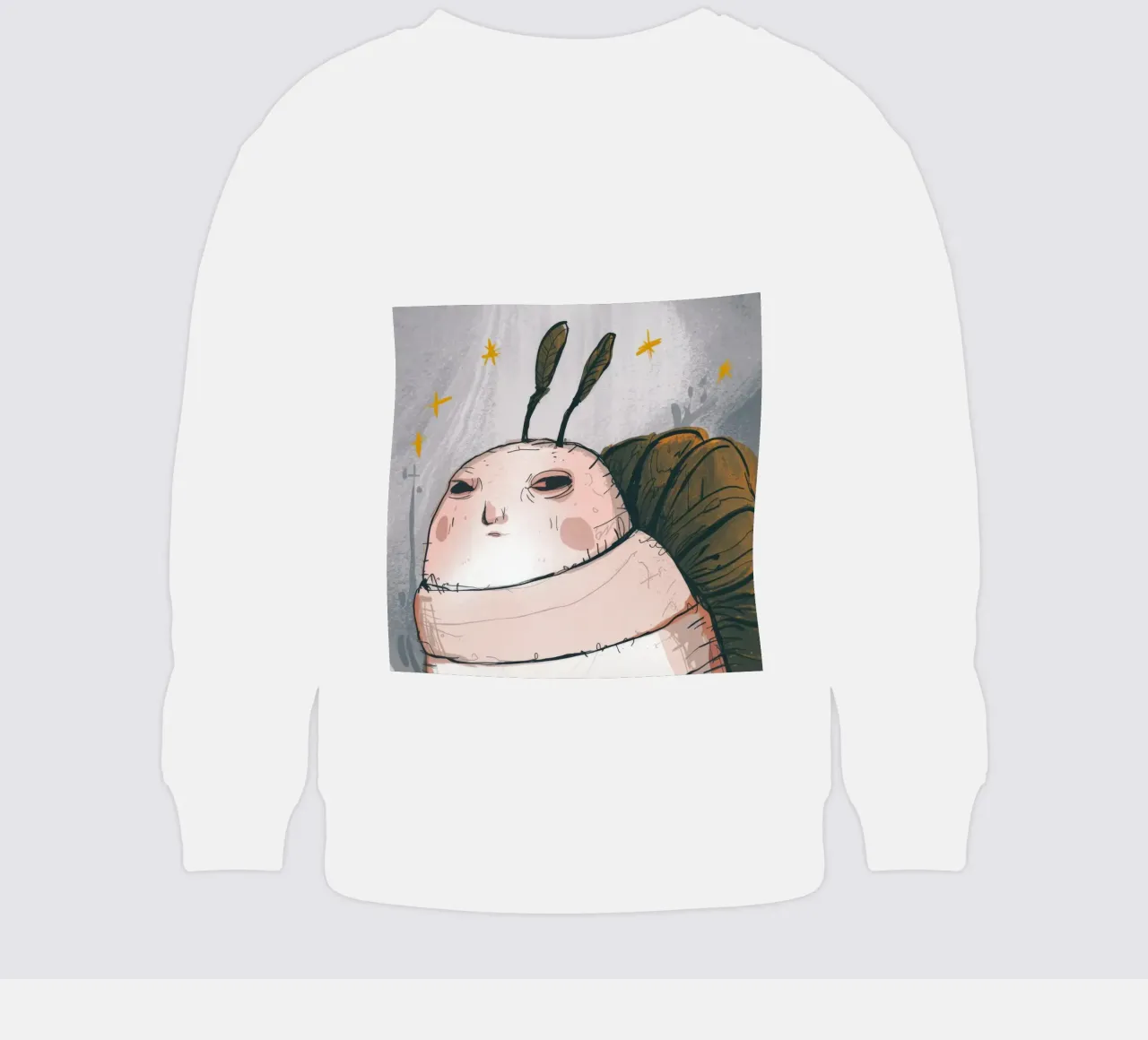 Grumpy Cloud Thoughts baby sweatshirt by Timeless Huse