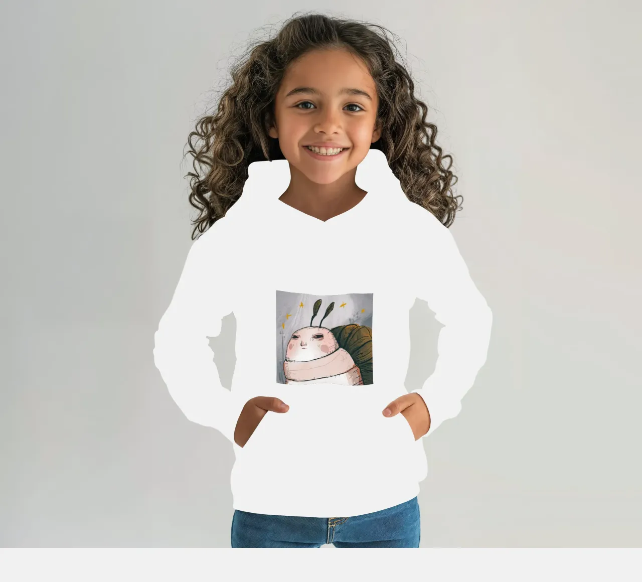 Grumpy Cloud Thoughts Kinder Hoodie von Timeless Huse