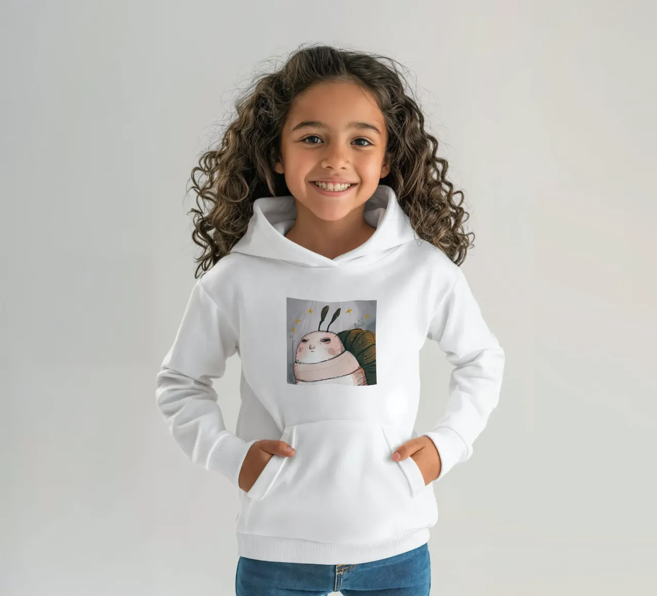 Grumpy Cloud Thoughts Kinder Hoodie von Timeless Huse