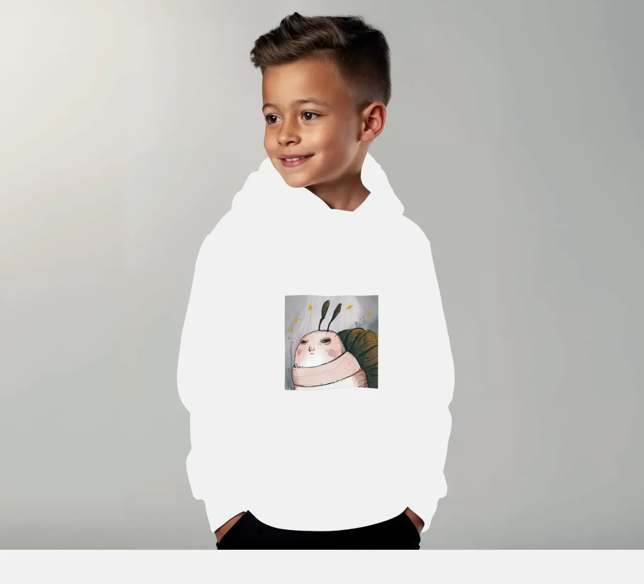 Grumpy Cloud Thoughts Kinder Hoodie von Timeless Huse