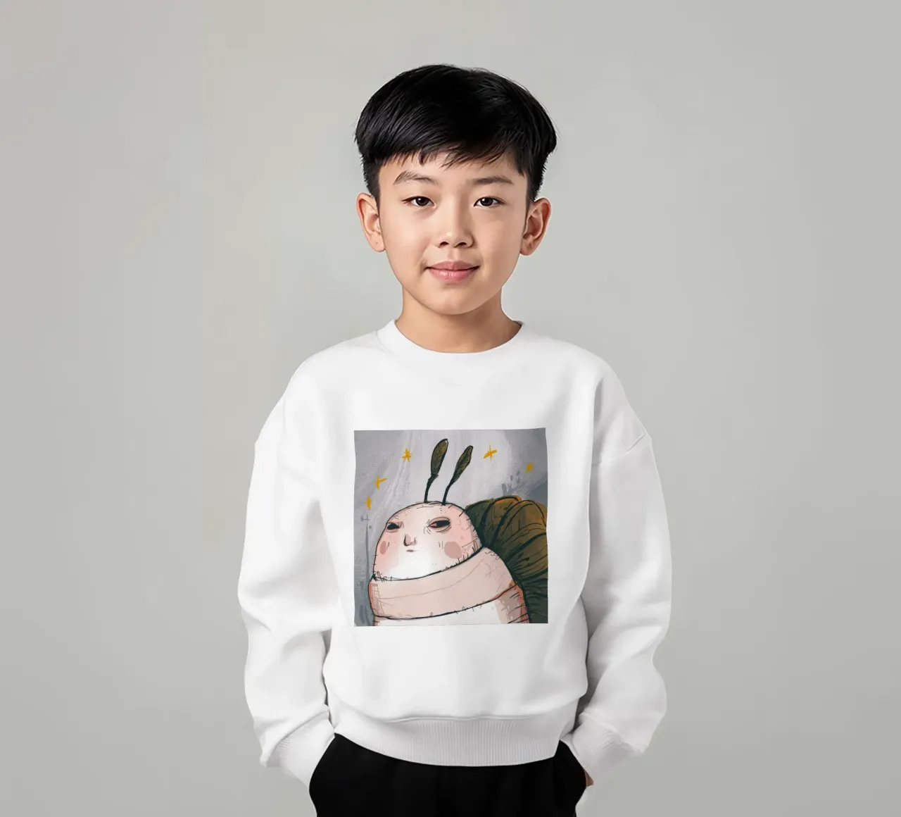 Grumpy Cloud Thoughts kids sweatshirt by Timeless Huse