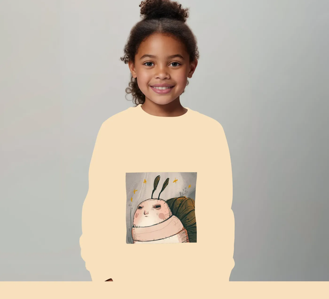 Grumpy Cloud Thoughts kinder sweatshirt van Timeless Huse