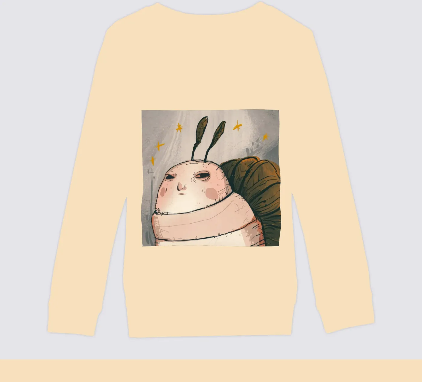 Grumpy Cloud Thoughts kinder sweatshirt van Timeless Huse
