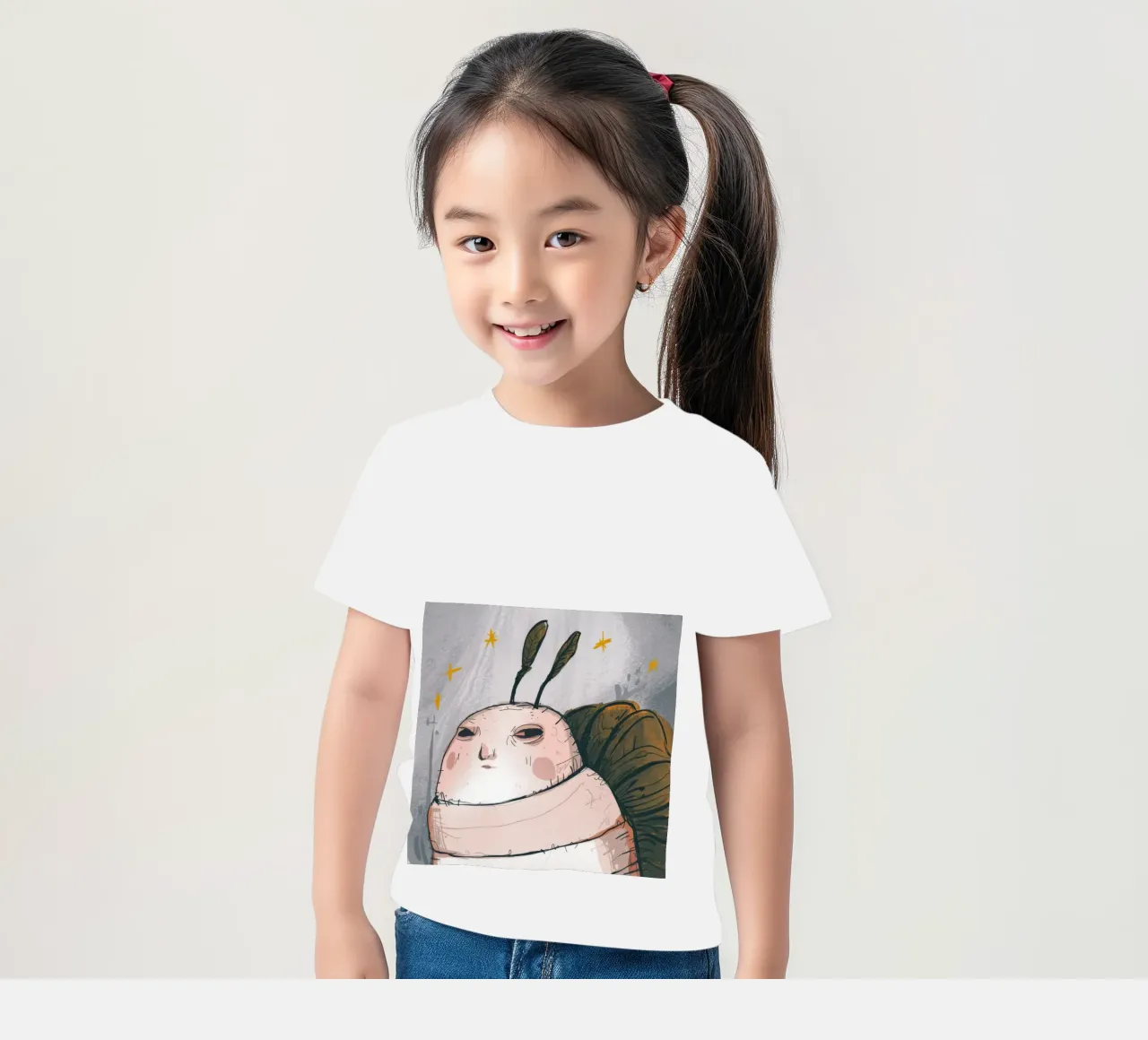 Grumpy Cloud Thoughts kids t-shirt by Timeless Huse