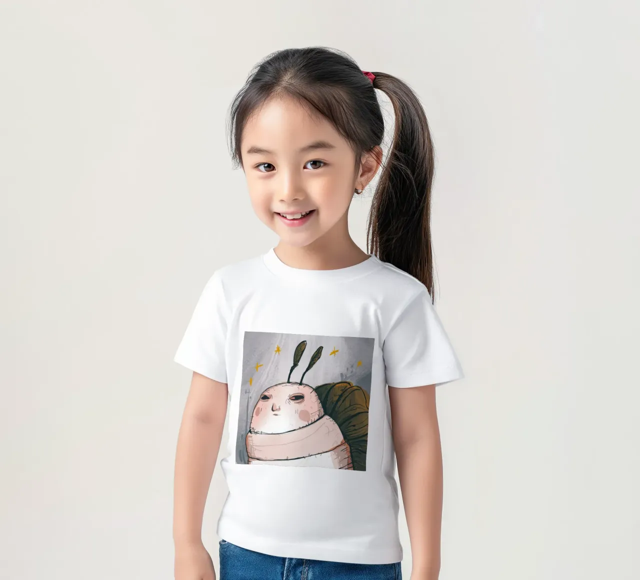 Grumpy Cloud Thoughts kids t-shirt by Timeless Huse