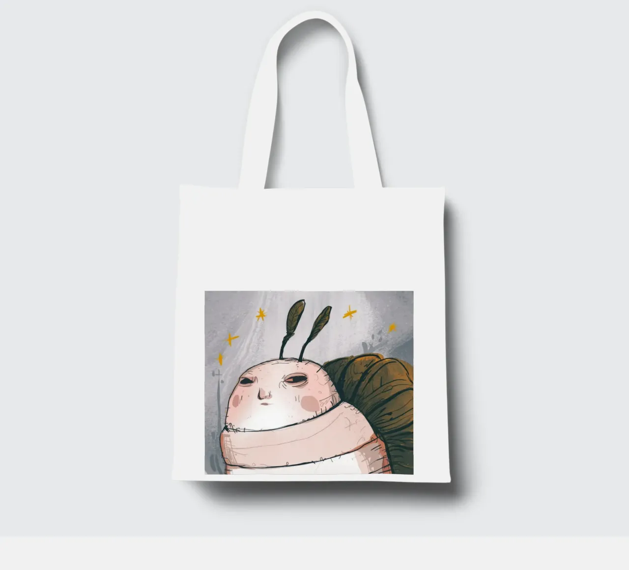 Grumpy Cloud Thoughts tote bag by Timeless Huse