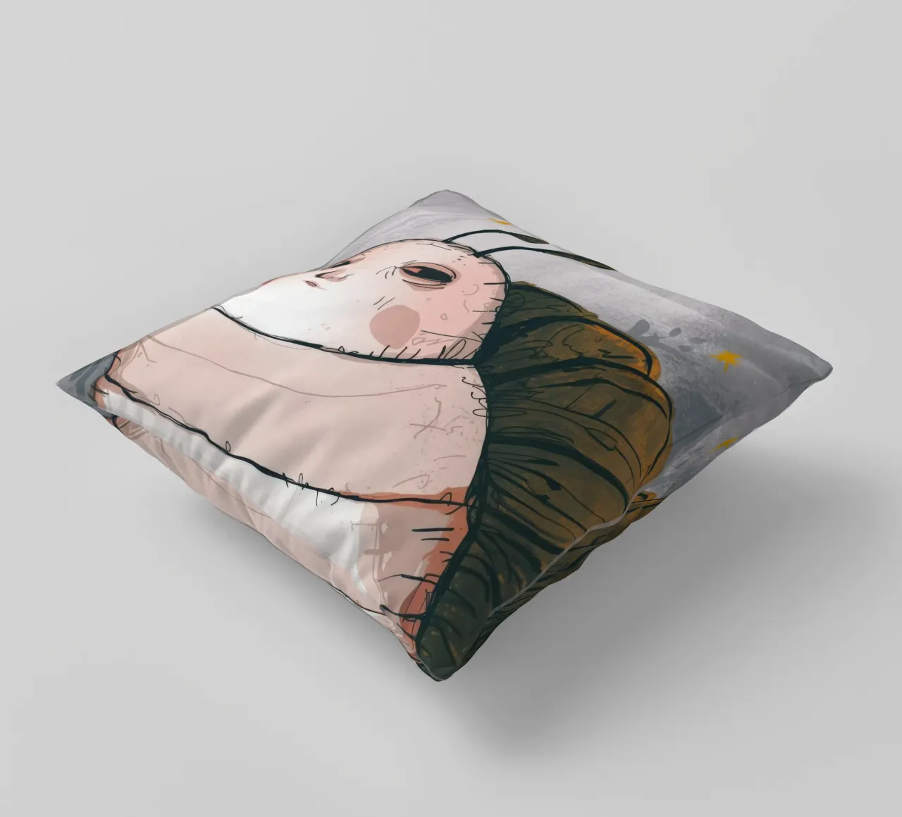 Pensieri da nuvola brontolona cuscino da Timeless Huse