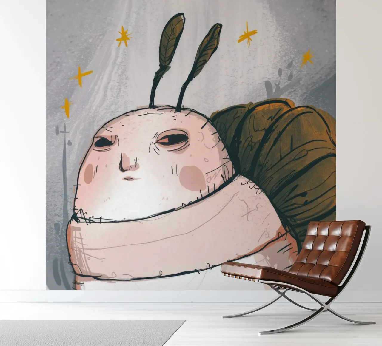 Grumpy Cloud Thoughts photo wallpaper by Timeless Huse