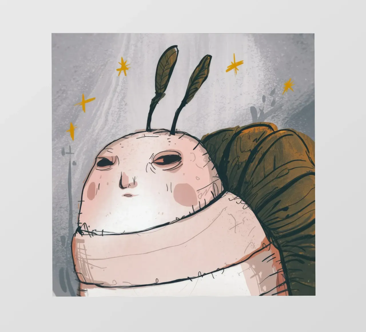 Pensées grincheuses sur les nuages papier peint photo de Timeless Huse