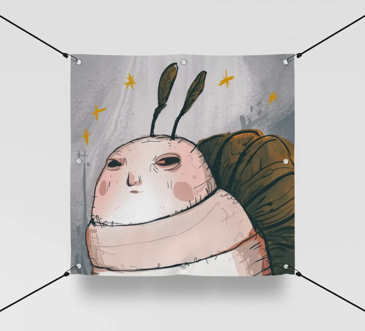 Grumpy Cloud Thoughts pvc cover by Timeless Huse