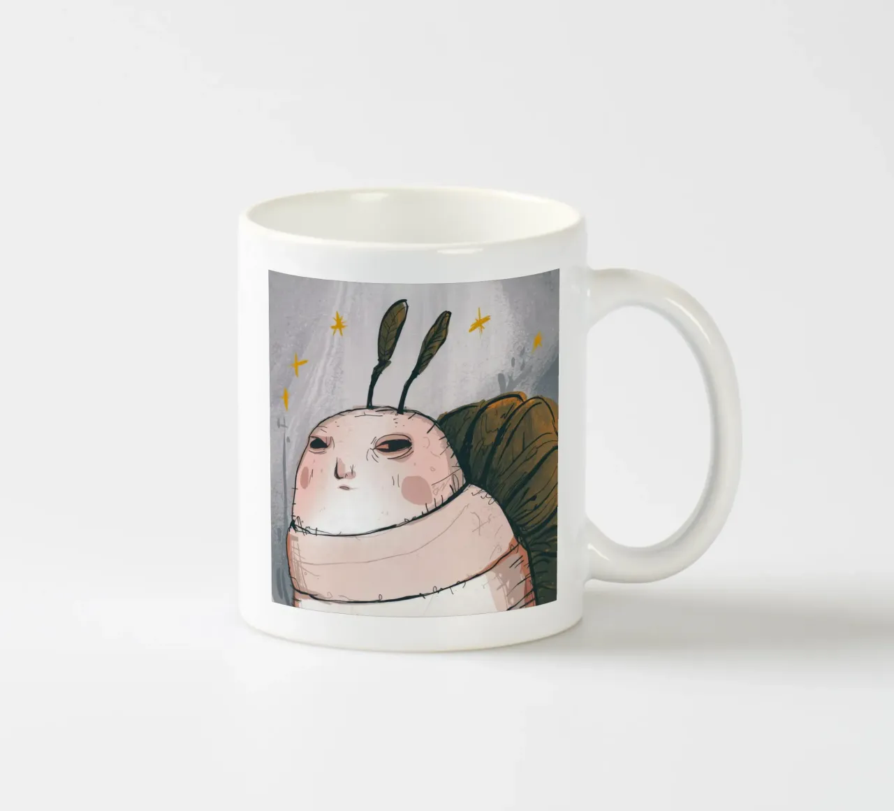 Grumpy Cloud Thoughts ceramic mug by Timeless Huse