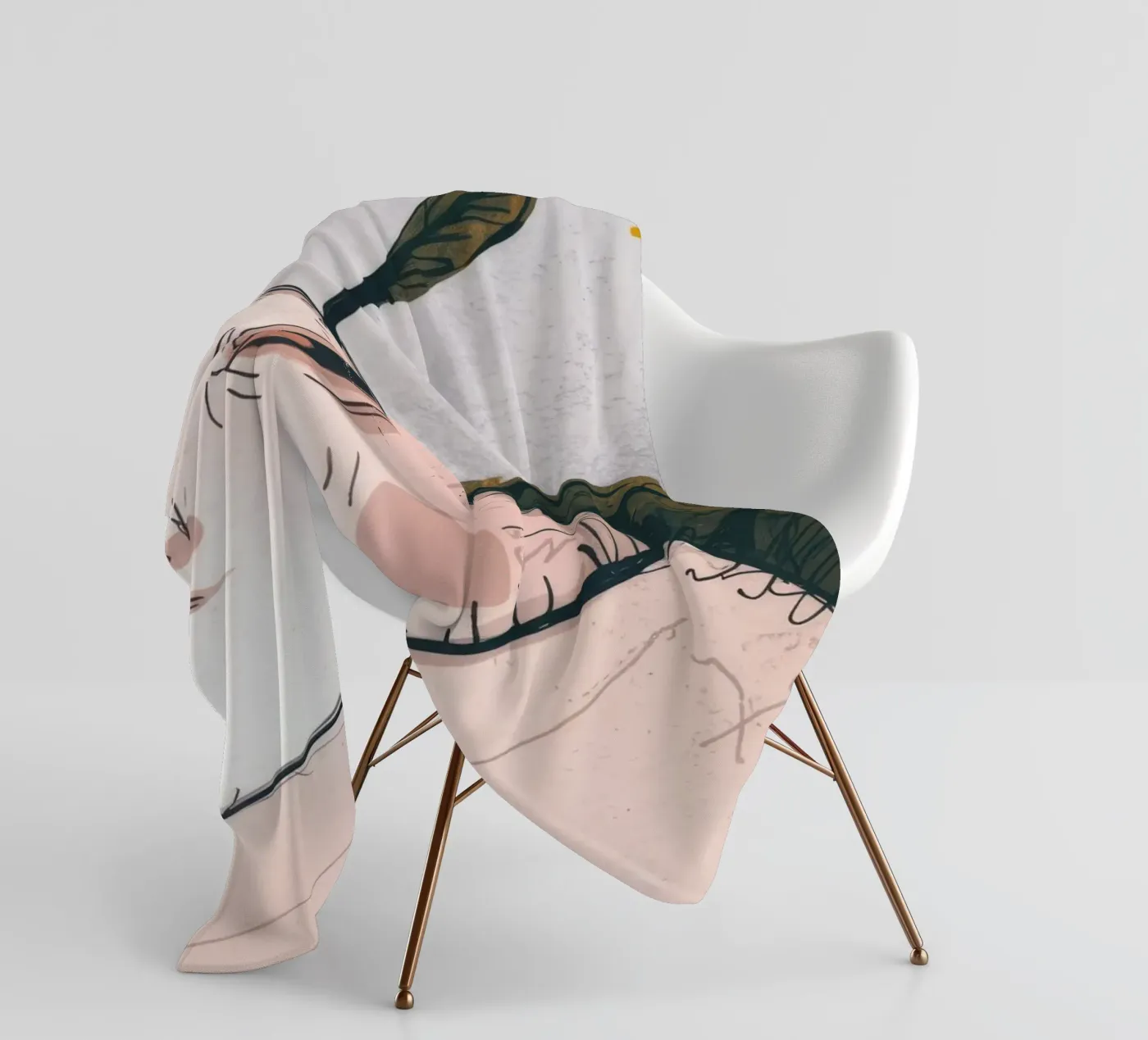 Grumpy Cloud Thoughts plaid polaire de Timeless Huse