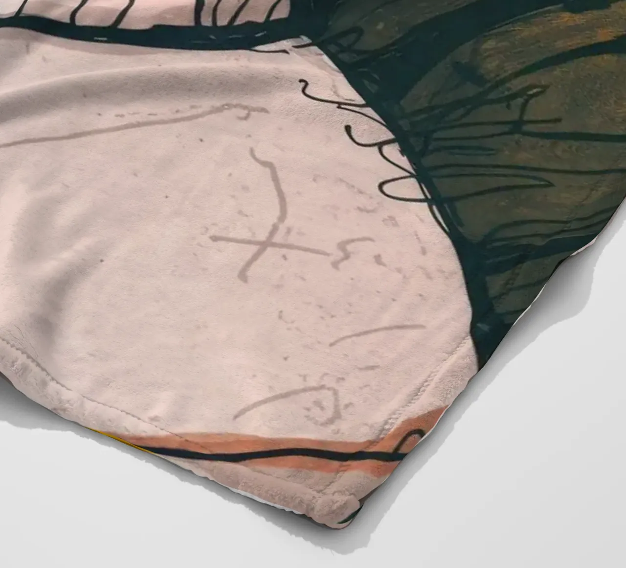 Grumpy Cloud Thoughts fleece blanket by Timeless Huse