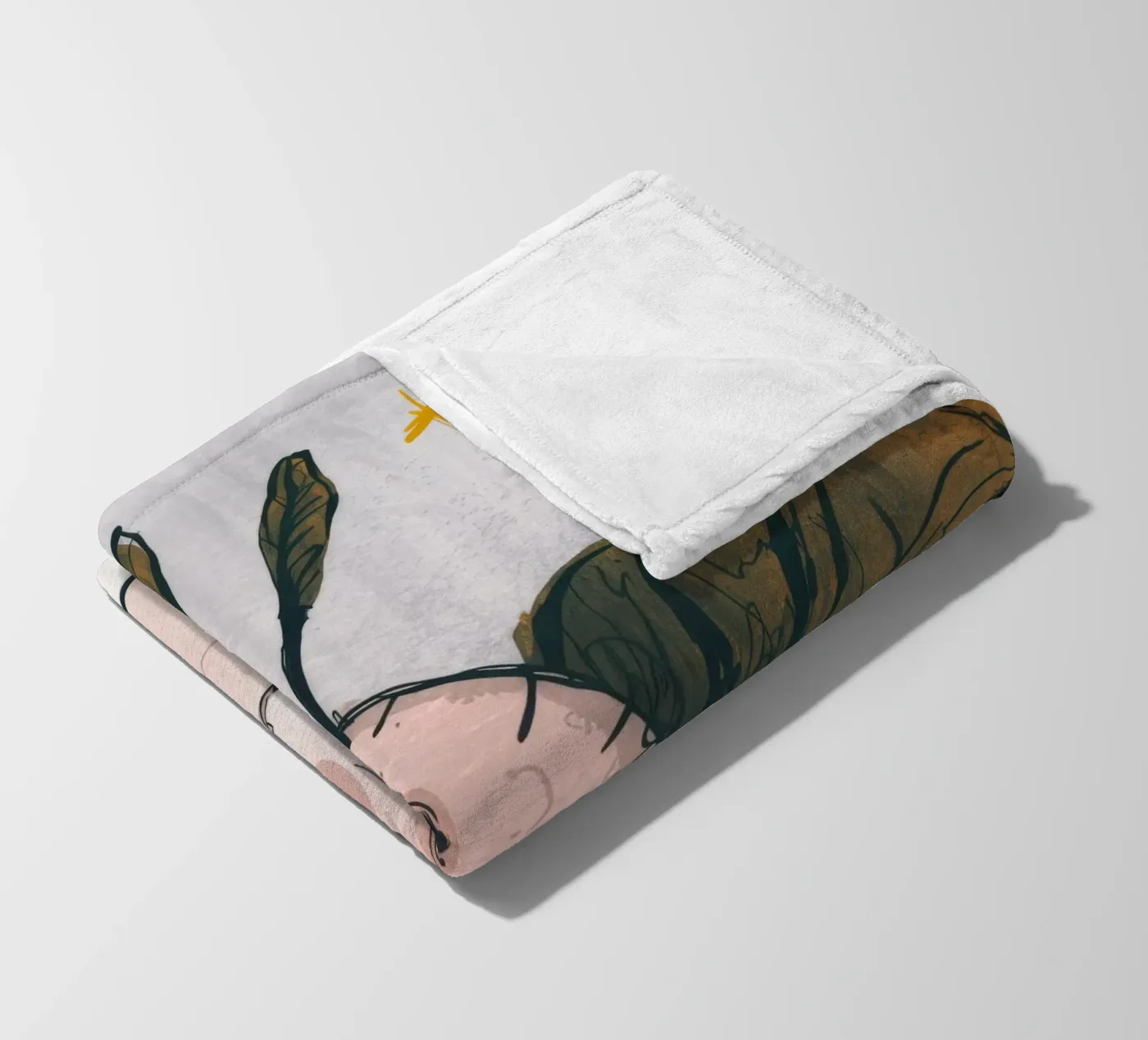 Grumpy Cloud Thoughts plaid polaire de Timeless Huse