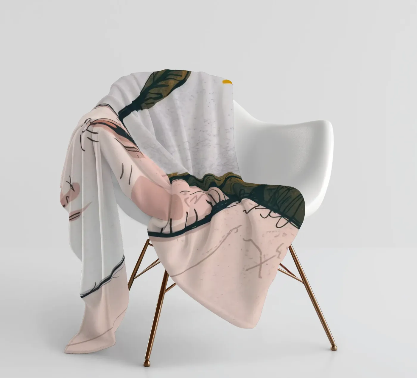 Grumpy Cloud Thoughts plaid polaire de Timeless Huse