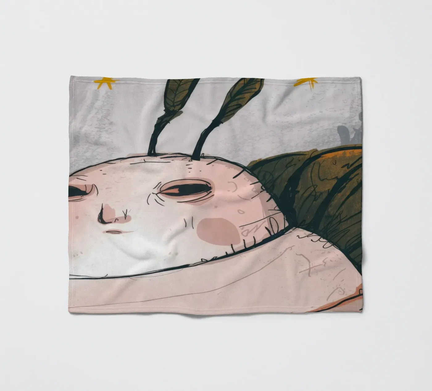 Grumpy Cloud Thoughts plaid polaire de Timeless Huse