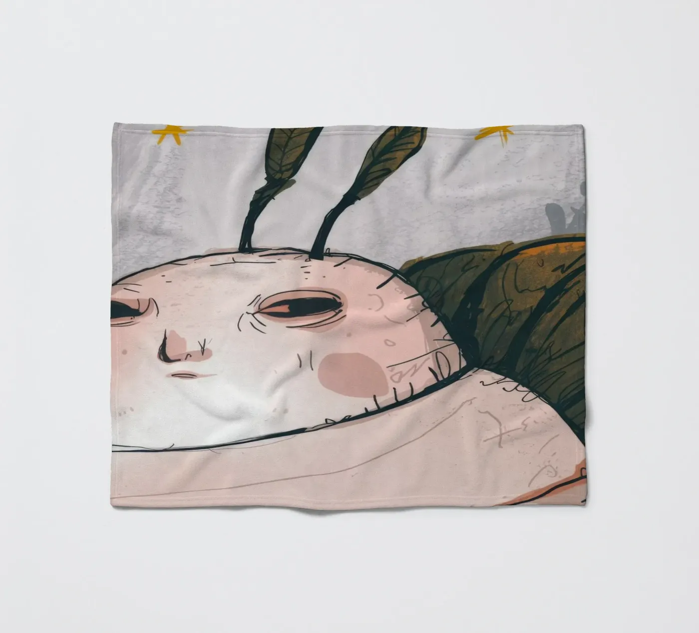 Grumpy Cloud Thoughts Fleecedecke von Timeless Huse