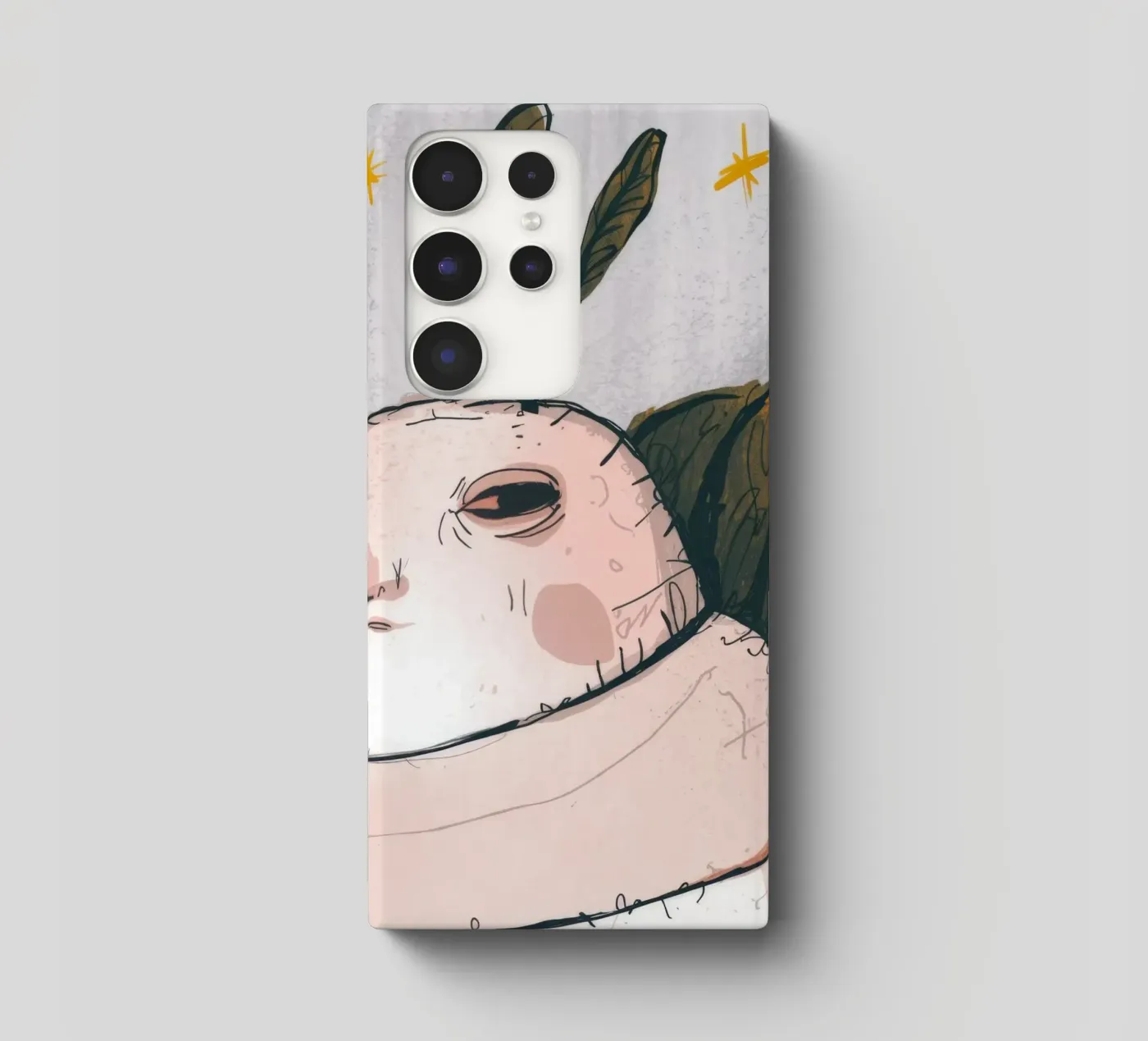 Grumpy Cloud Thoughts samsung hoesje van Timeless Huse