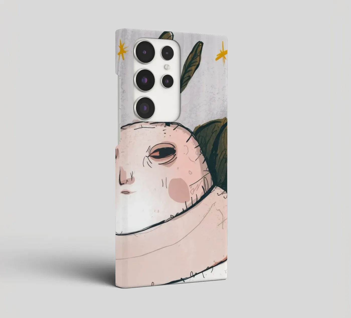 Grumpy Cloud Thoughts samsung hoesje van Timeless Huse