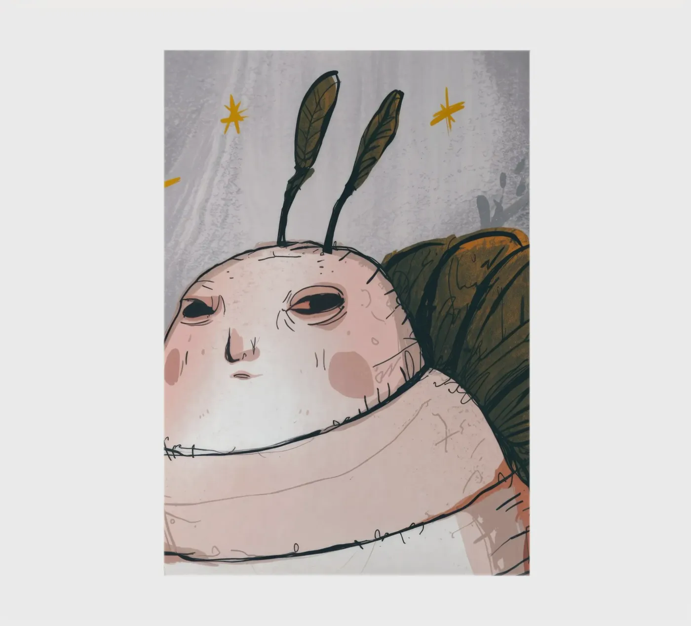 Grumpy Cloud Thoughts Notizbuch von Timeless Huse