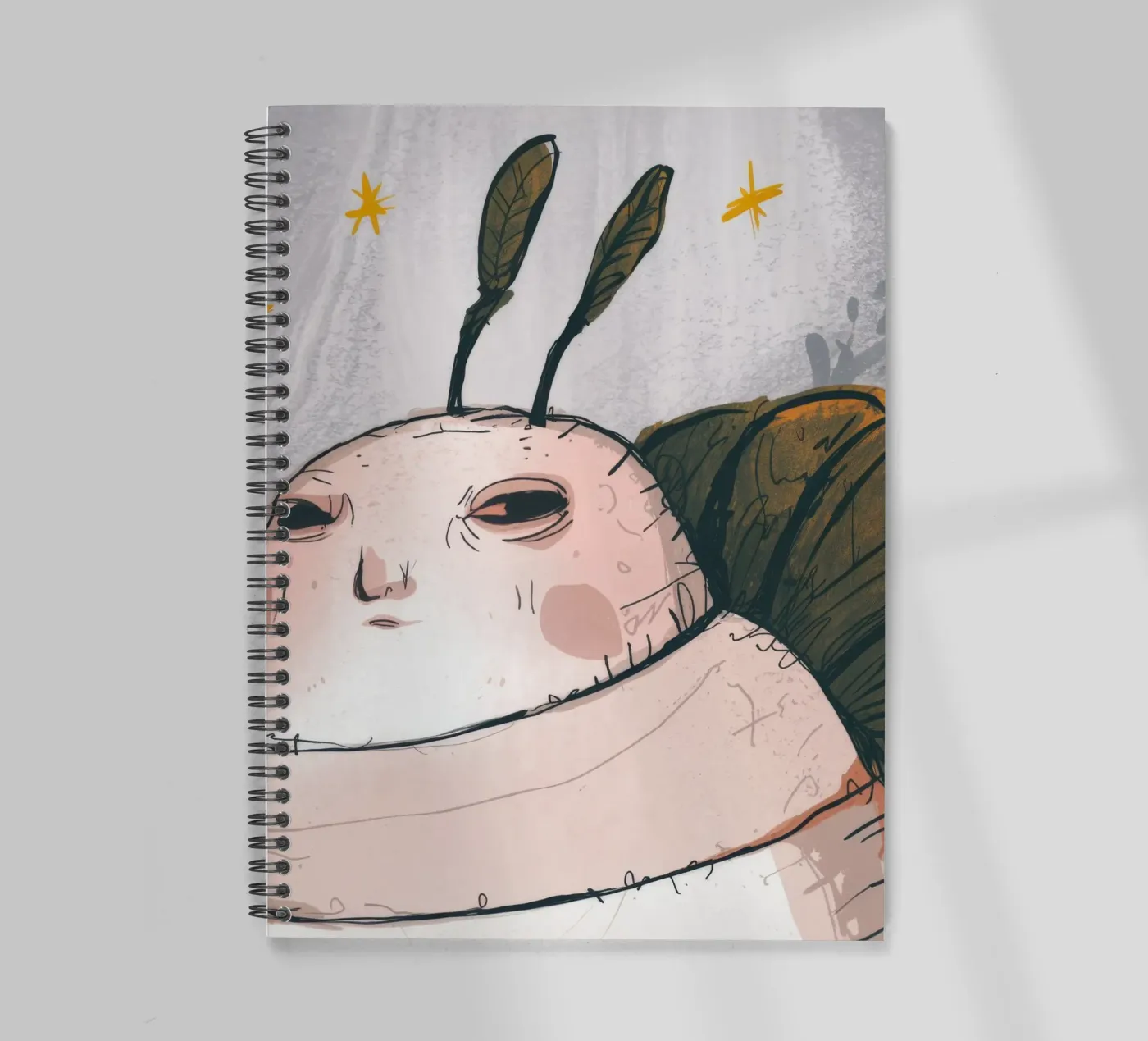 Grumpy Cloud Thoughts notitieboek met spiraal van Timeless Huse