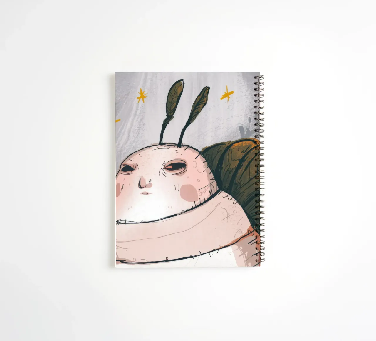 Mürrische Wolken-Gedanken Ringbuch von Timeless Huse