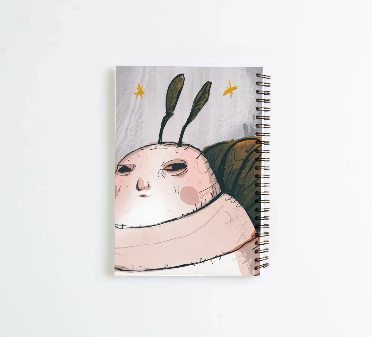 Mürrische Wolken-Gedanken Ringbuch von Timeless Huse