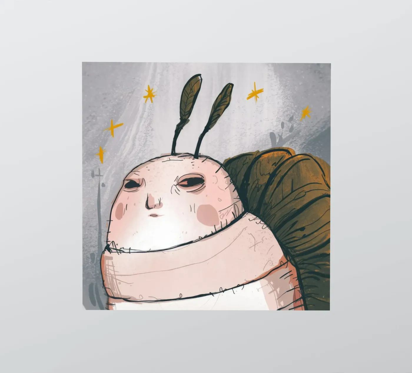 Grumpy Cloud Thoughts Sticker von Timeless Huse