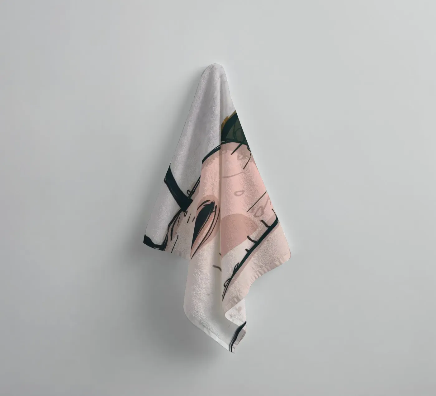 Mürrische Wolken-Gedanken Handtuch von Timeless Huse