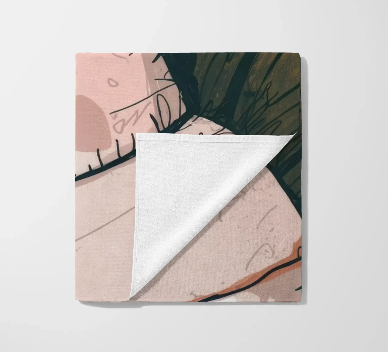 Grumpy Cloud Thoughts beach towel by Timeless Huse