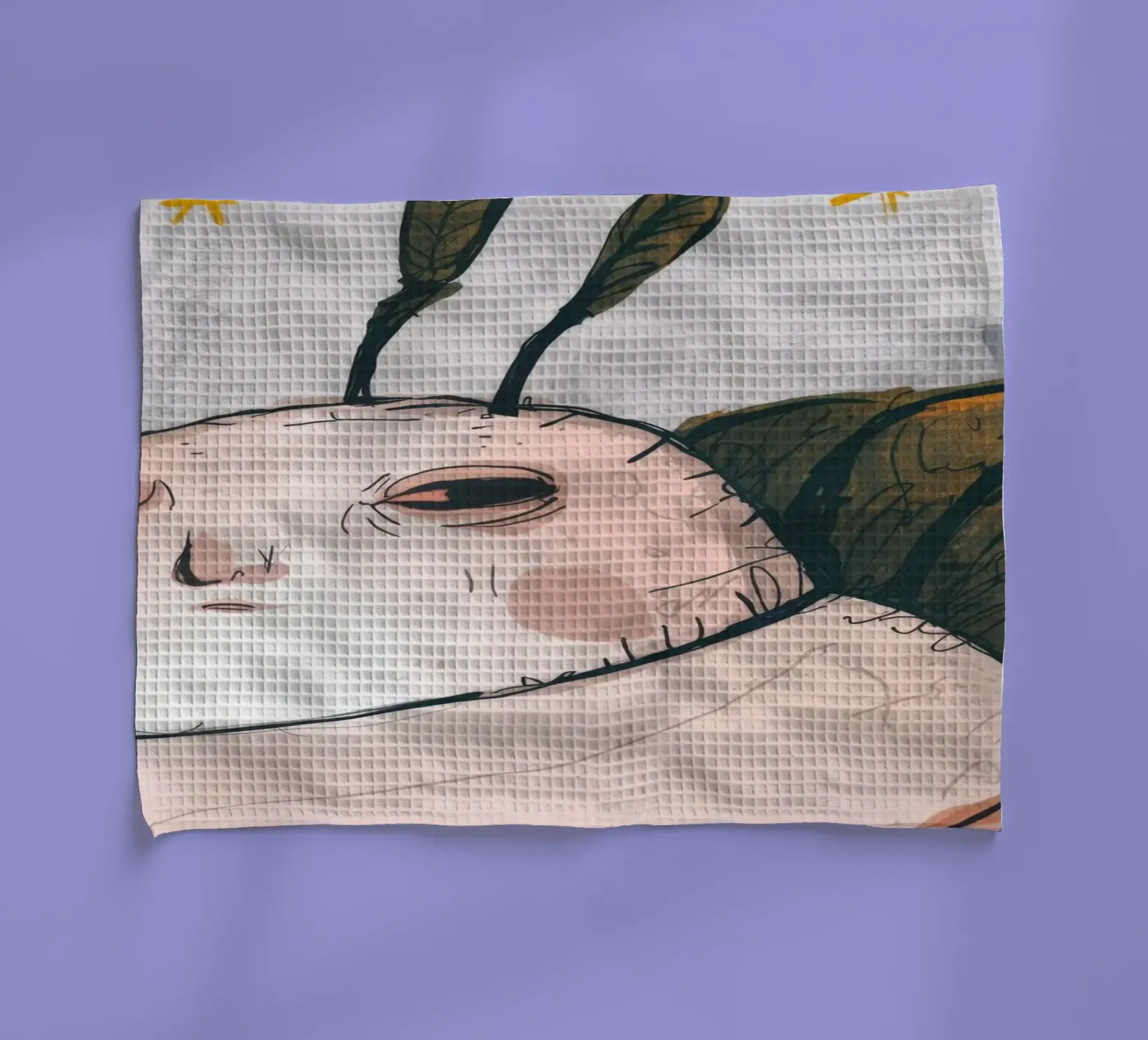 Grumpy Cloud Thoughts torchon de Timeless Huse