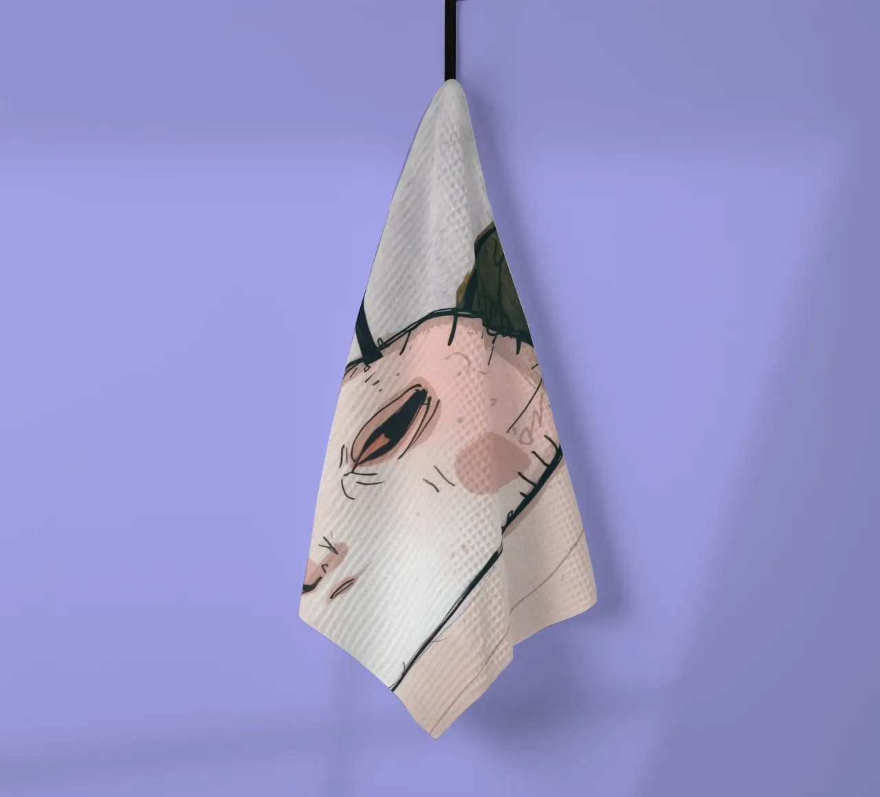 Grumpy Cloud Thoughts tea towel by Timeless Huse