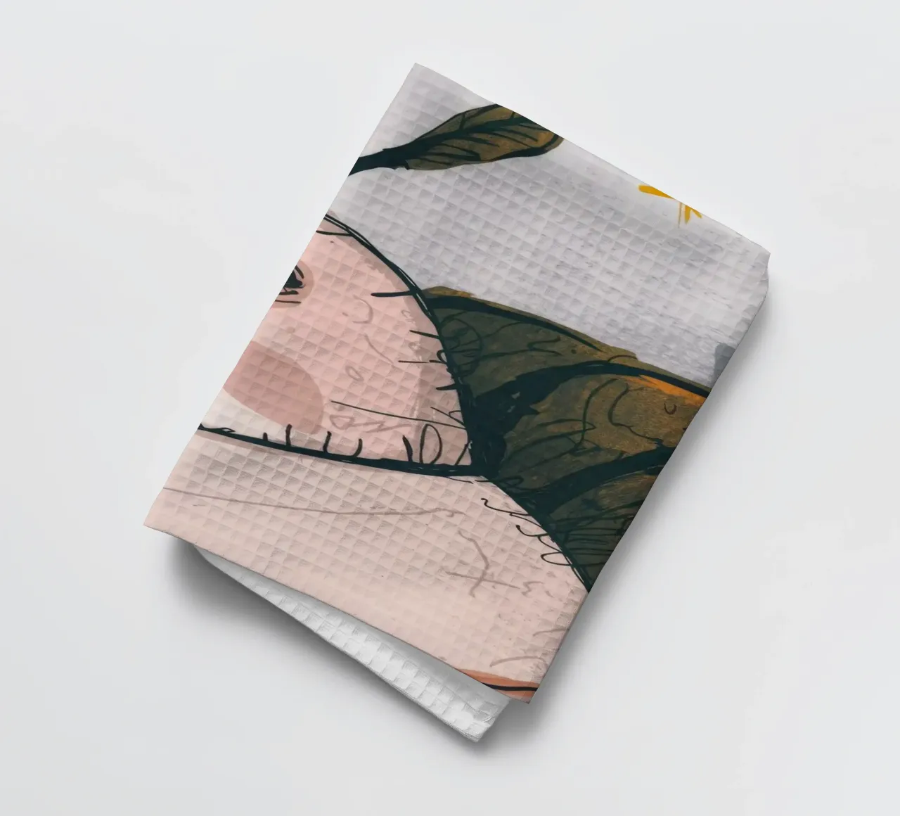 Grumpy Cloud Thoughts tea towel by Timeless Huse