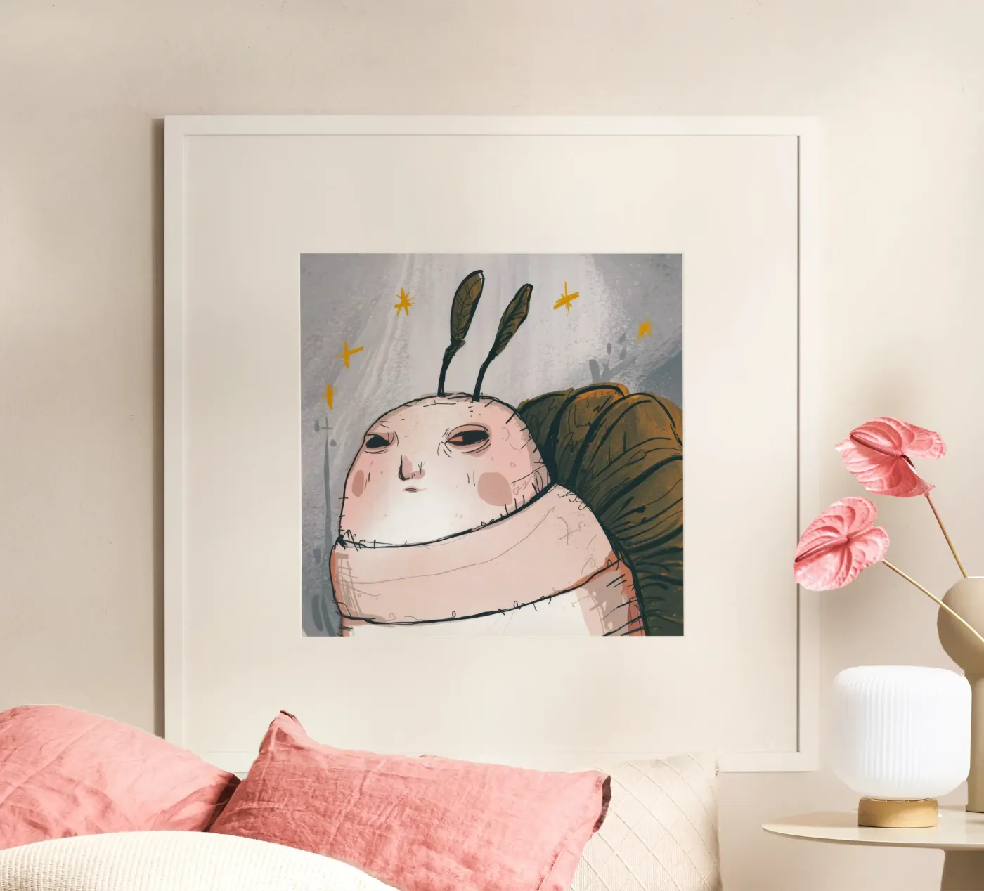 Grumpy Cloud Thoughts poster by Timeless Huse