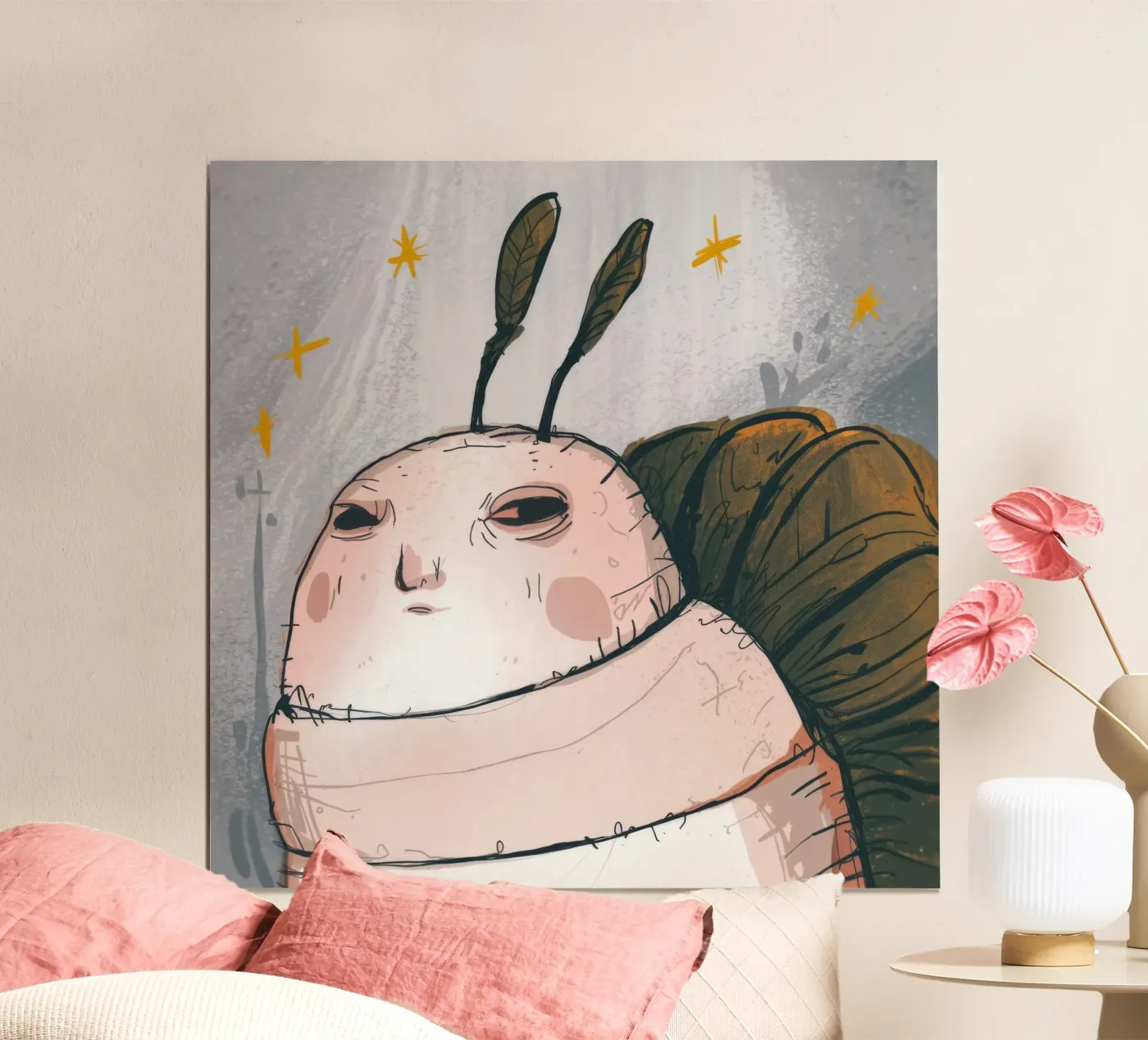 Grumpy Cloud Thoughts poster by Timeless Huse