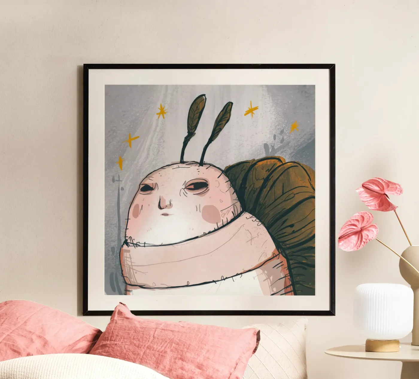 Grumpy Cloud Thoughts poster by Timeless Huse