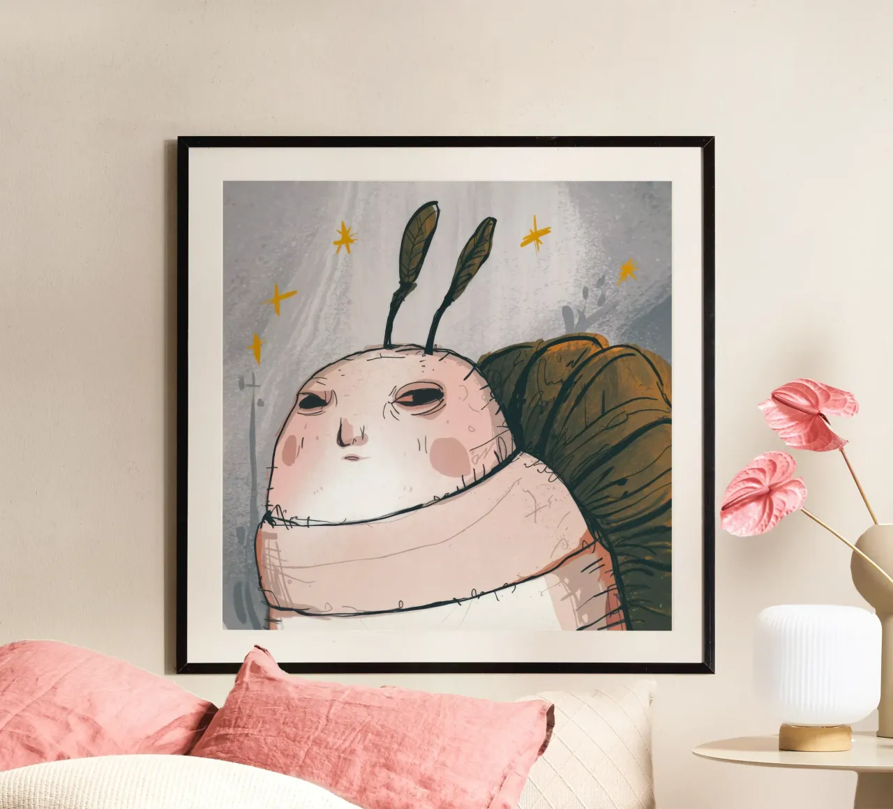 Pensieri da nuvola brontolona poster da Timeless Huse