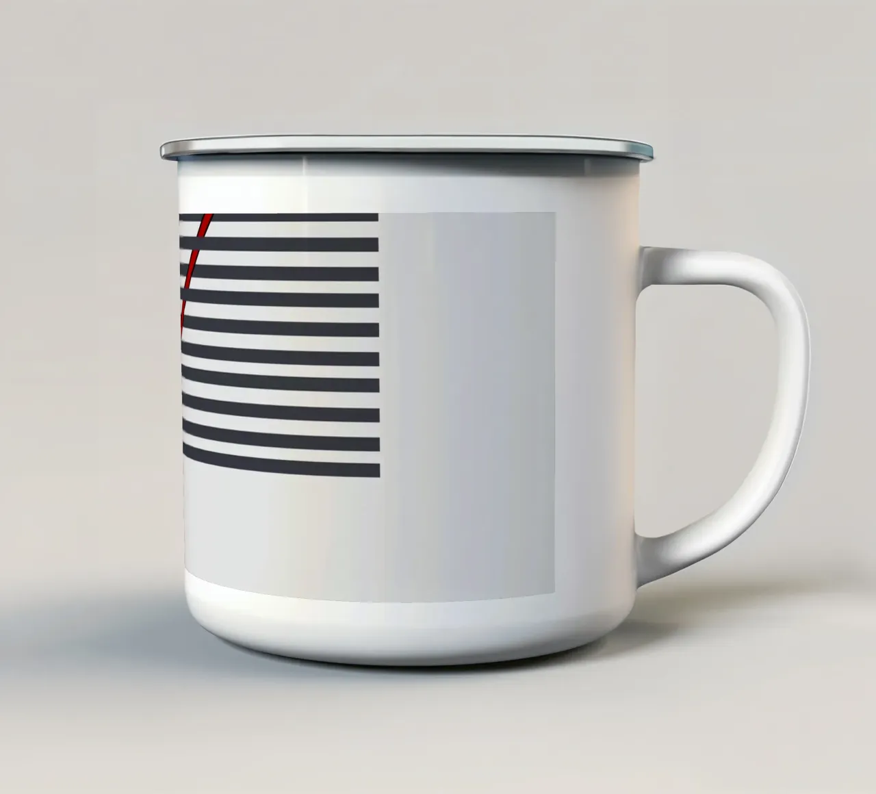 E.Geometric1015 tazza in smalto da WALLART-Peter Lorenz