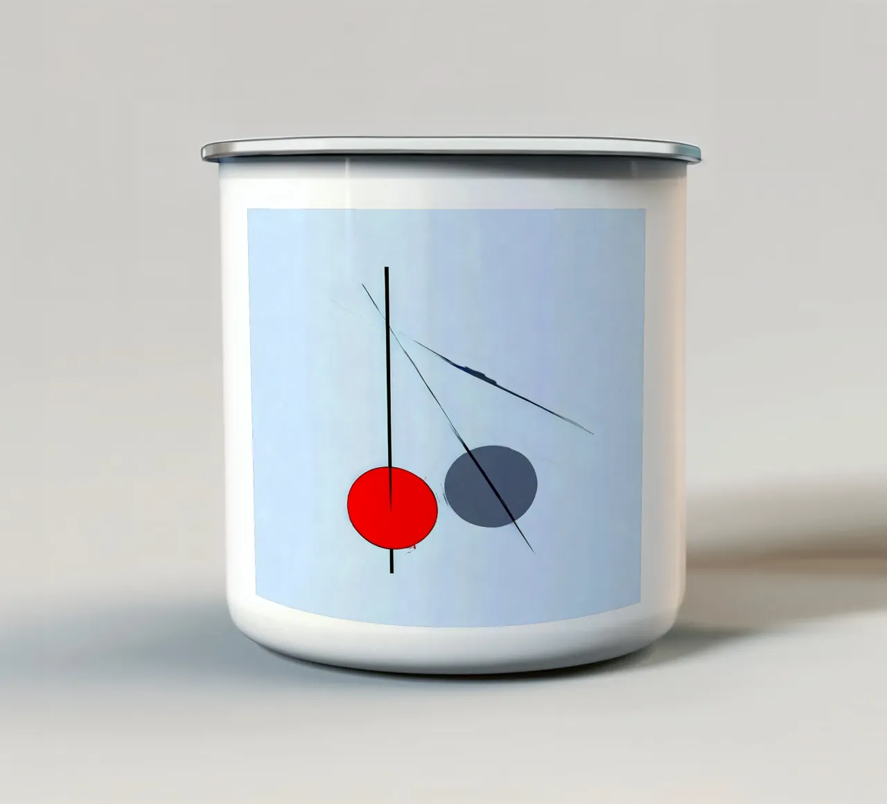 E.Geometric.1432 tazza in smalto da artlodia-Peter Lorenz