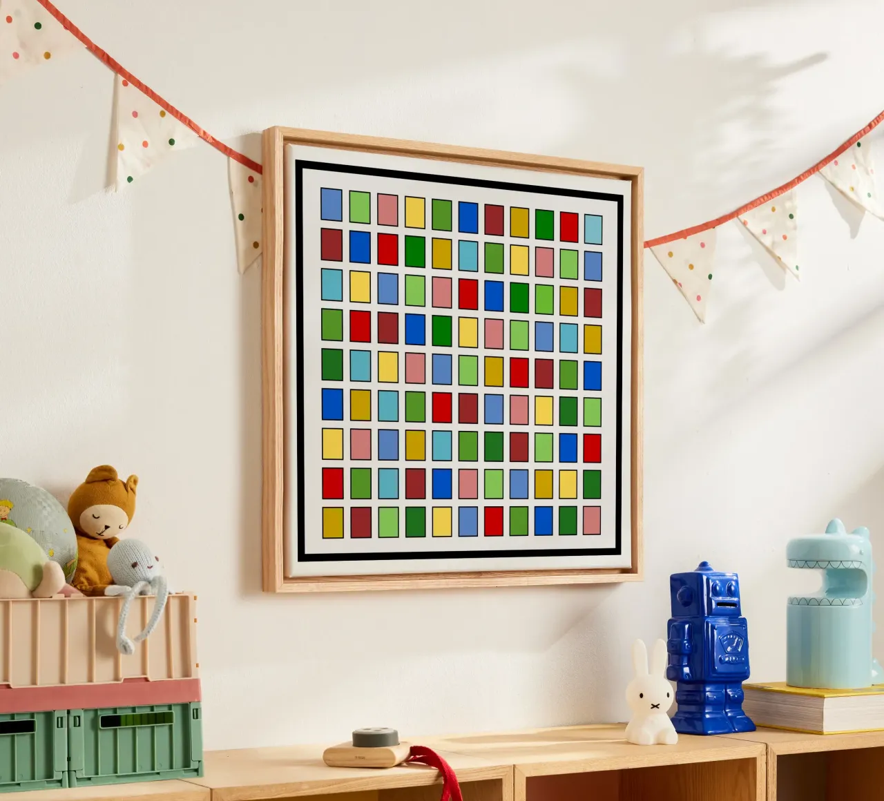 E.Geometric1405 canvas by WALLART-Peter Lorenz