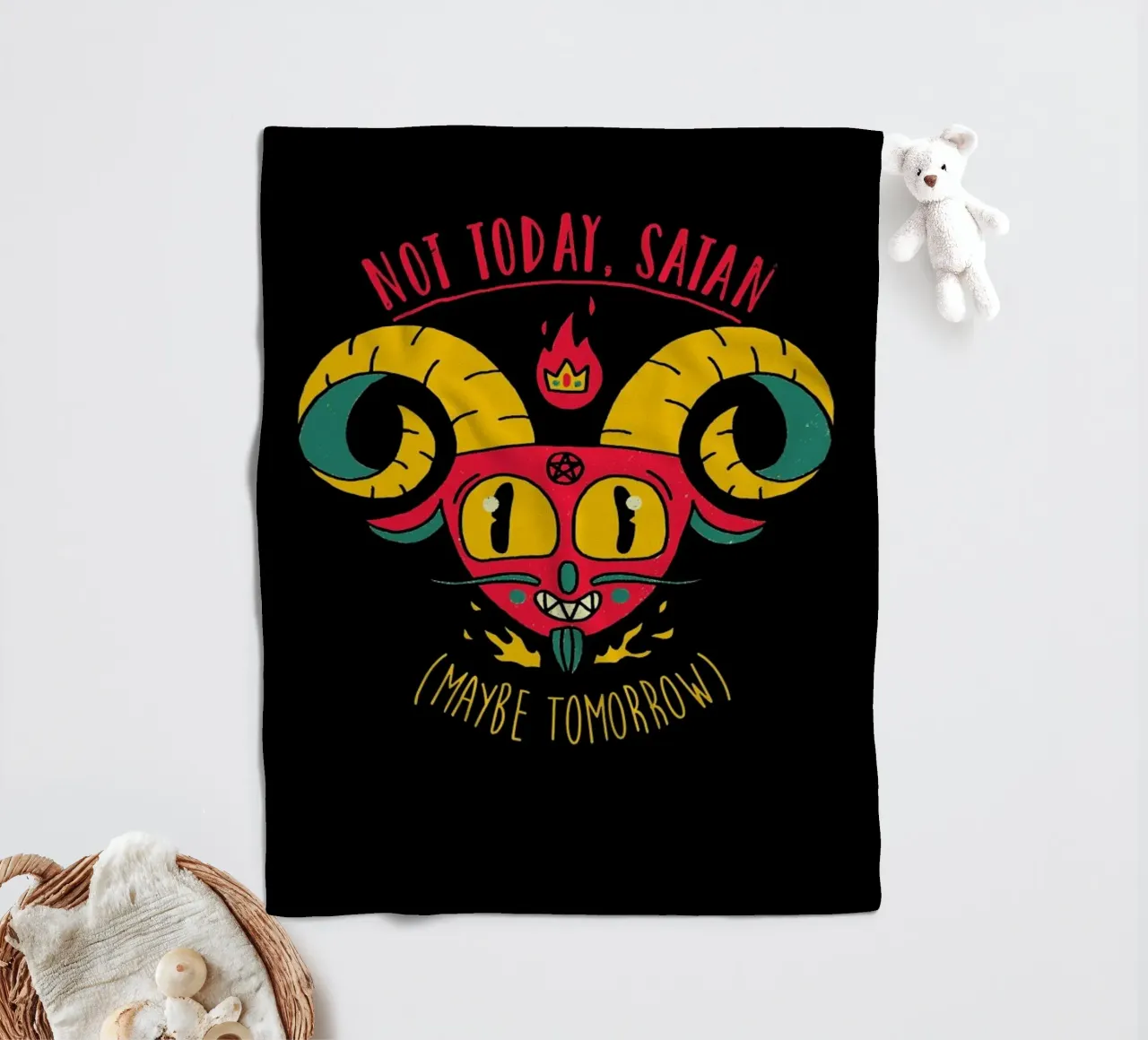 Naughty Devil Fleecedecke von DinoMike