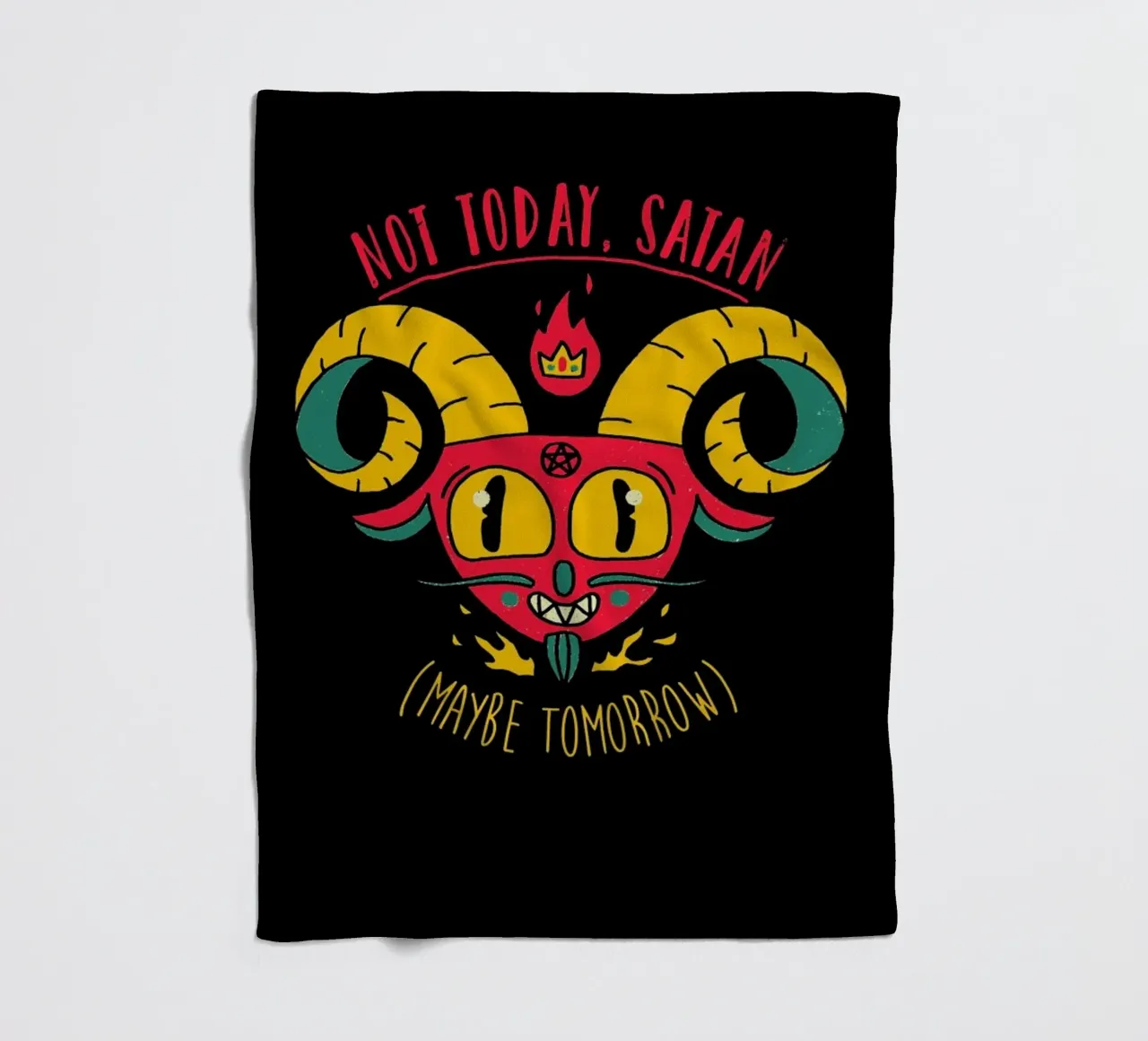 Naughty Devil fleecedeken van DinoMike