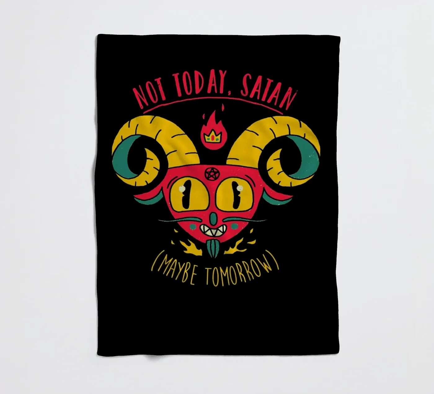 Naughty Devil Fleecedecke von DinoMike