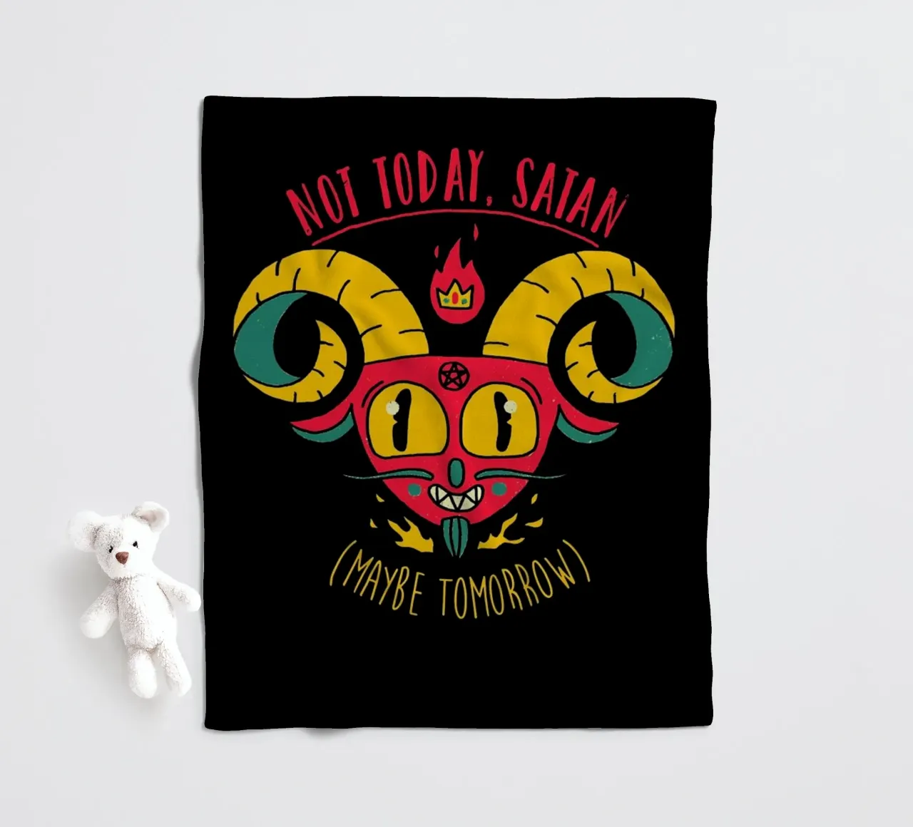 Naughty Devil Fleecedecke von DinoMike