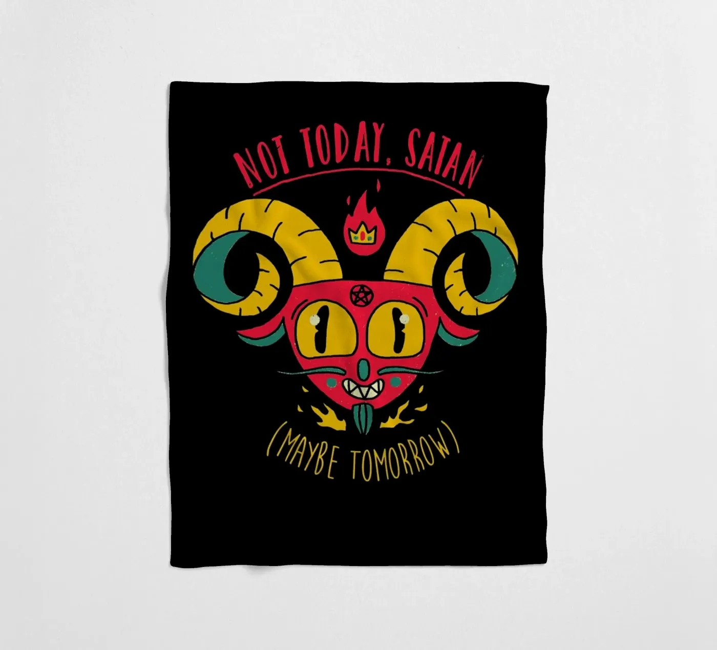 Naughty Devil Fleecedecke von DinoMike