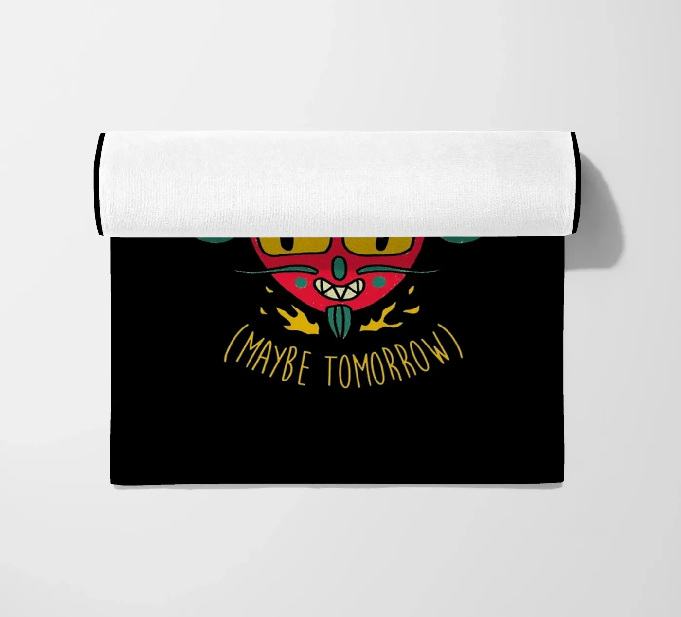 Naughty Devil beach towel by DinoMike