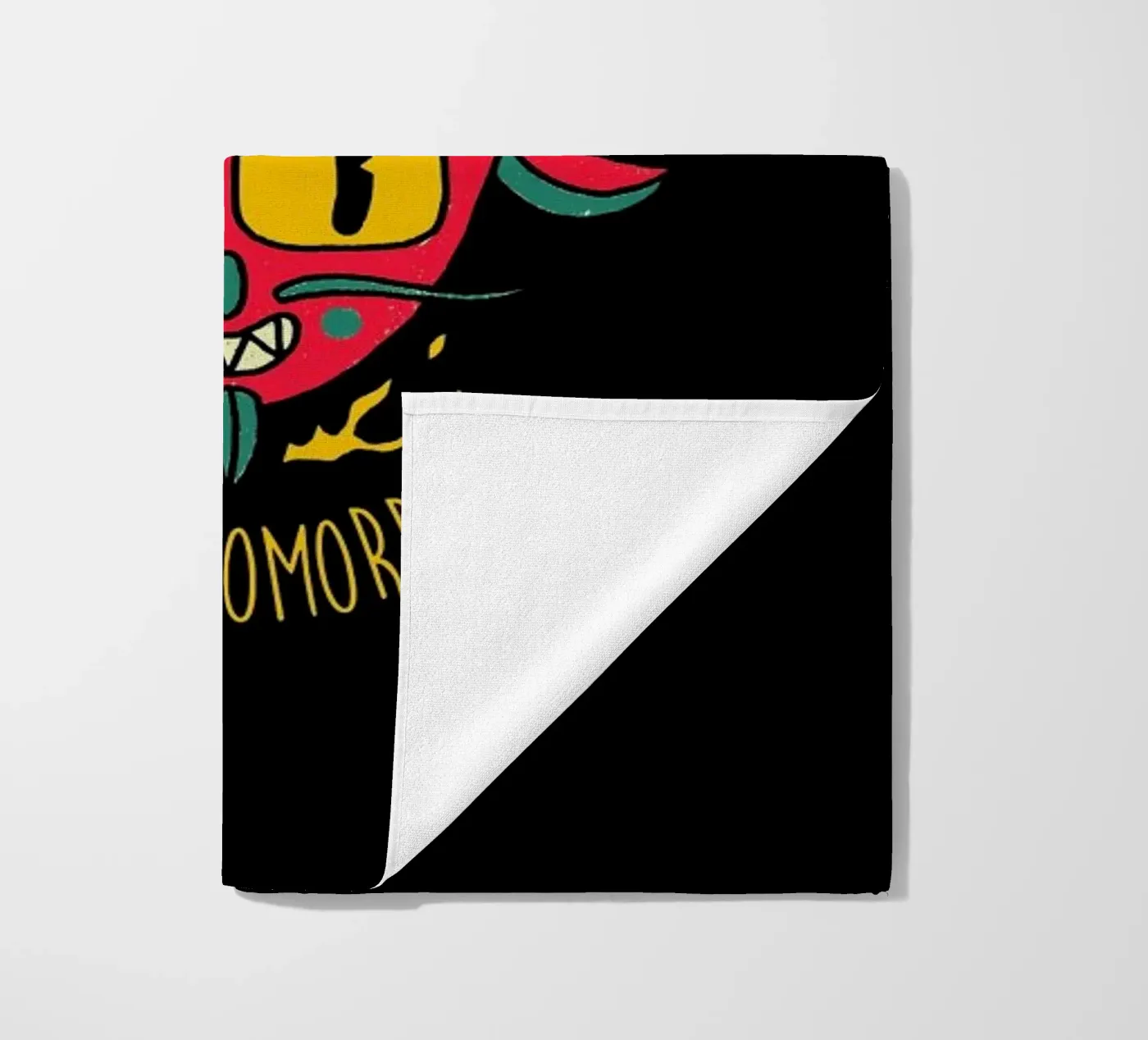 Naughty Devil beach towel by DinoMike